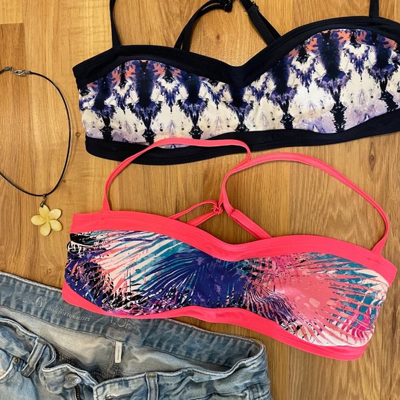 Balance Collection, Bikini Racerback Swim Tops. Pack of 2. Both Size: M - Picture 11 of 11